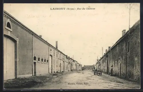 AK Laimont /Meuse, Rue du Château, Strassenpartie