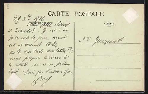 AK Tréveray, La Rue Neuve, Strassenpartie