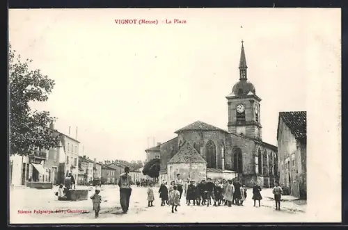 AK Vignot /Meuse, La Place