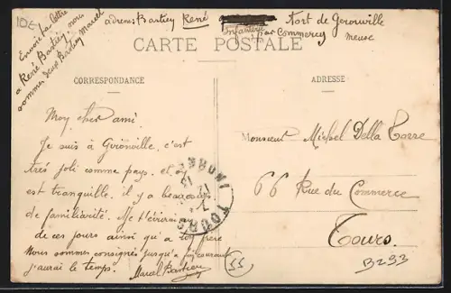 AK Vignot, Le Déversoir, Entrée côté Commercy