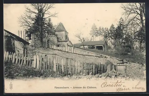AK Vaucouleurs, Avenue du Château
