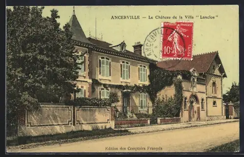 AK Ancerville, Le Château de la Villa Lanclos