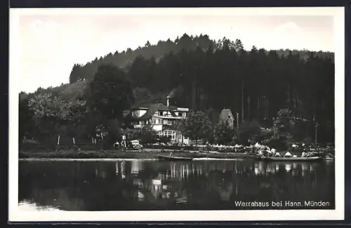 AK Hann. Münden, Hotel-Pension Werrahaus, Bes. J. Hoppe