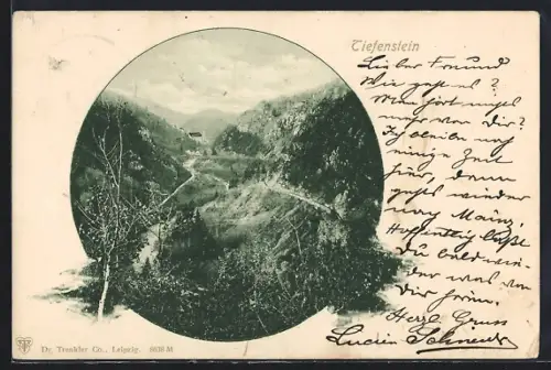AK Tiefenstein / Albtal, Blick ins Tal