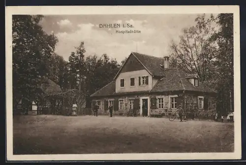 AK Dahlen / Sachsen, Gasthaus zur Hospitalhütte