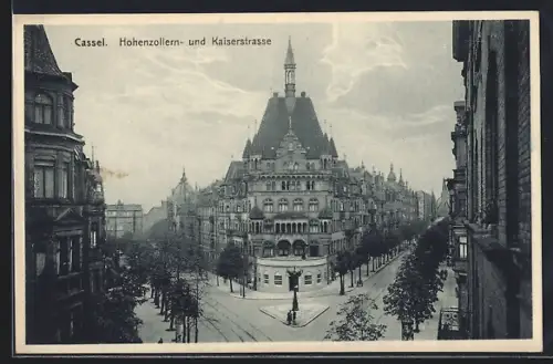 AK Kassel, Hohenzollern- und Kaiserstrasse
