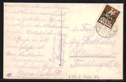 Foto-AK Oppau, Explosions-Katastrophe 1921, Der Unglücksherd