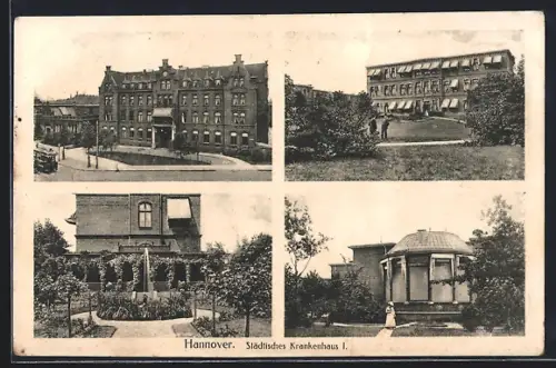 AK Hannover, Städtisches Krankenhaus, Mehrfachansicht