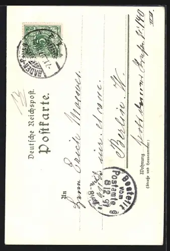 Künstler-AK K. Mutter: Frauenalb, Ortsansicht mit Kirche