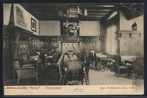 AK Essen, Restaurant Rüttenscheider Stern, Clubzimmer