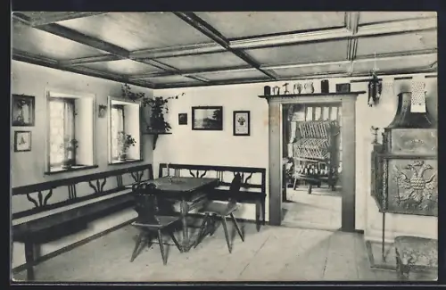 AK Schwabmünchen, Bierstube im Bezirks-Museum