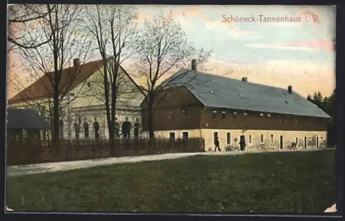 AK Schöneck i. V., Hotel Tannenhaus, Inh. F. Mahr