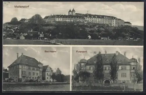 AK Mallersdorf / Ndb., Bezirksamt, Finanzamt, Ortsansicht