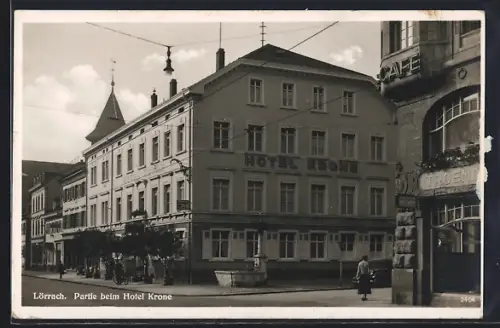 AK Lörrach, Partie beim Hotel Krone