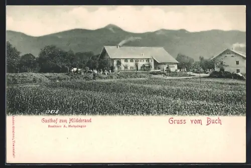 AK Teisendorf - Rückstetten / Buch, Gasthof zum Hildebrand von A. Helminger