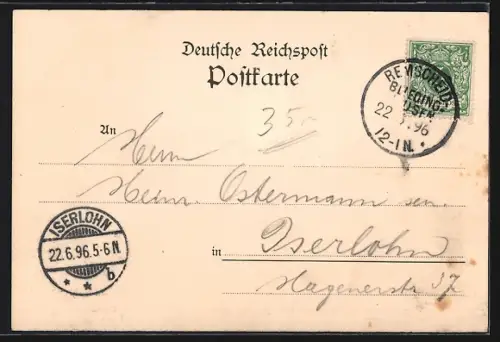 Lithographie Remscheid, Gasthaus Talsperre