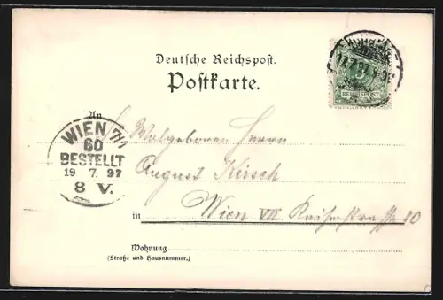 Lithographie Konstanz, Landungssteg, Conciliengebäude, Ruderer auf dem Bodensee