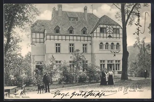 AK Heisterbach, Klosterruine, Neues Hotel