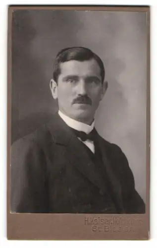 Fotografie H. Kaiser, St. Blasien, Gustav Grieshaber um Weihnachten 1912