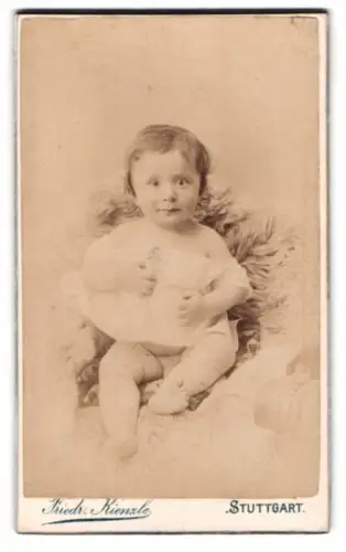 Fotografie Friedr. Kienzle, Stuttgart, Breite Strasse 2, Hans Rufer als Kleinkind