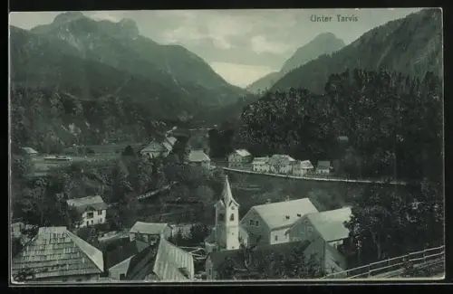 AK Unter Tarvis, Teilansicht vom Ort