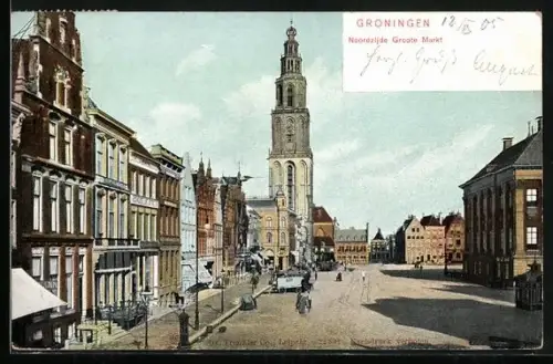 AK Groningen, Noordzijde Groote Markt