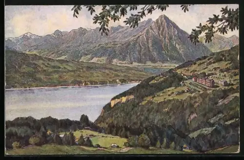 AK Beatenberg, Totale mit Thunersee