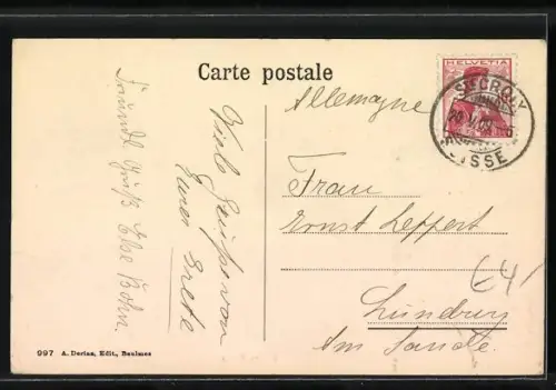 AK Sainte Croix, Totalansicht mit Kirche