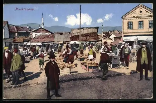 AK Sarajevo, Partie auf dem Markt