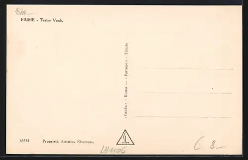 AK Fiume, Teatro Verdi