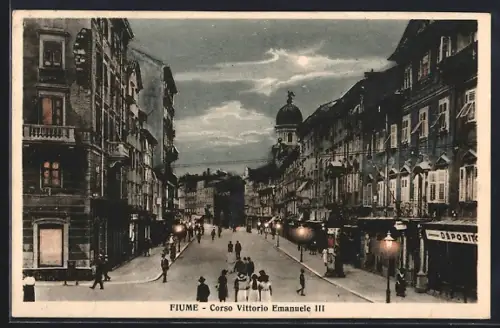 AK Fiume, Corso Vittorio Emanuele III