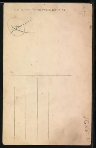 AK Französischer General Foch in Uniform