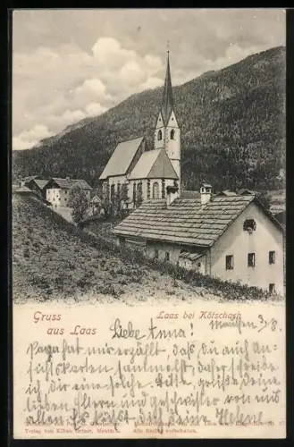 AK Kötschach-Mauthen, Laas mit Kirche