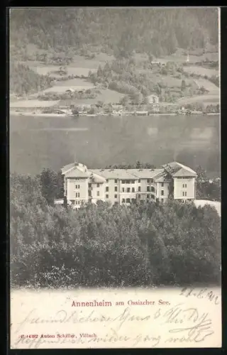 AK Annenheim, Gebäudeansicht am Ossiacher See
