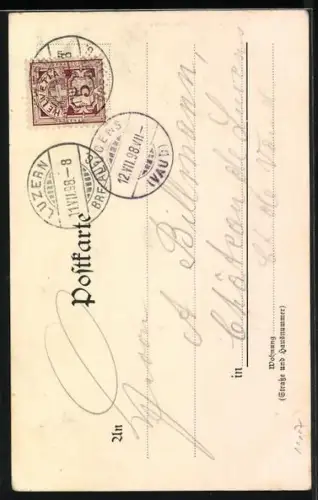 AK Mutter und Tochter vergnügen sich auf der Schaukel