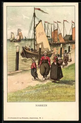 Künstler-AK Marken, Haven