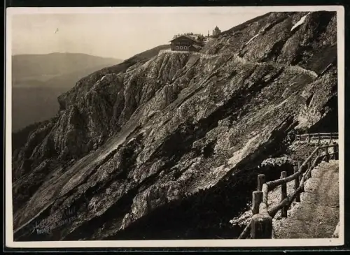 AK Eisenbahn-Hotel auf dem Hochschneeberg