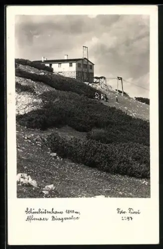 AK Schönleitenhaus mit Aflenzer Bürgeralpe