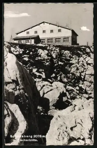 AK Fischerhütte auf dem Schneeberg