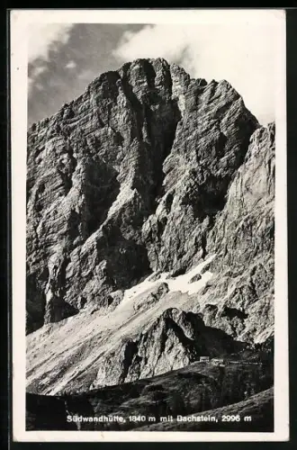 AK Südwandhütte mit dem Dachstein