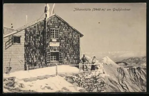 AK Johannhütte am Grossglockner im Schnee