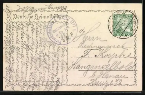 AK Purtschellerhaus mit Blick auf Untersberg