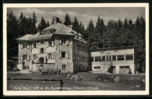 AK Wr. Neustädterhaus auf der Hohen Wand
