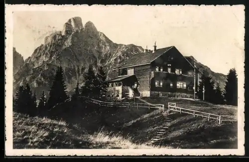 AK Mödlinger Hütte gegen Reichenstein und Totenköpfl