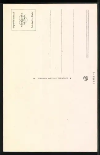 Künstler-AK E.Colombo: junge Frau in Tracht mit einer Mandoline