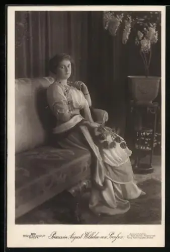 AK Prinzessin August Wilhelm von Preussen