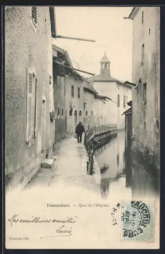 AK Vaucouleurs, Quai de l'Hopital