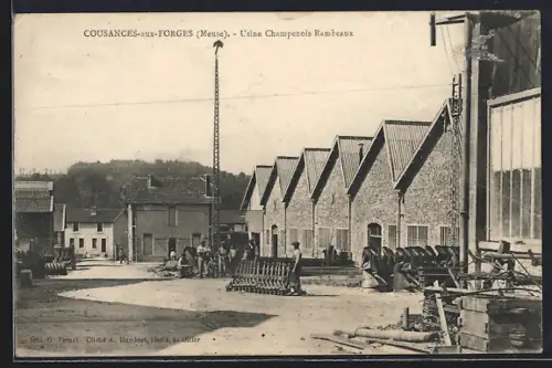 AK Cousances-aux-Forges /Meuse, Usine Champenois Rambeaux