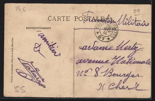 AK Laneuville-au-Rupt, Grande-Rue, Strassenpartie