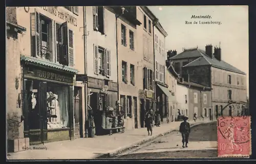 AK Montmédy, Rue de Luxembourg, Strassenpartie